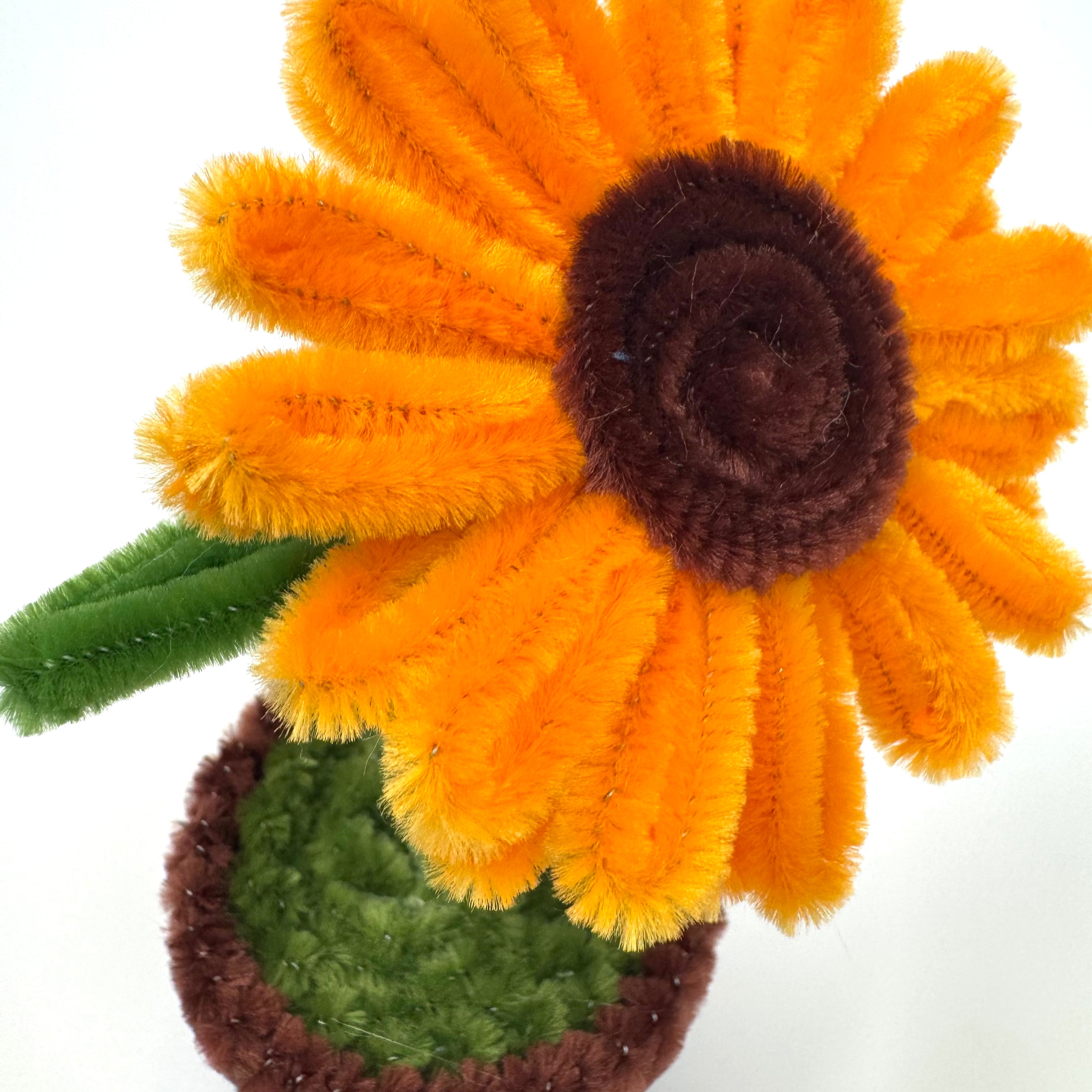 Sunny Sunflower Pot